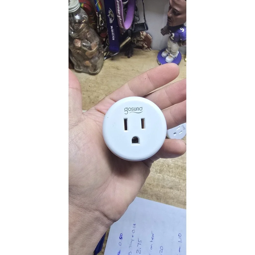 Gosund WP3-4 Wi-Fi Mini 10A 2.4GHz Smart Plug - White - 3 Packs